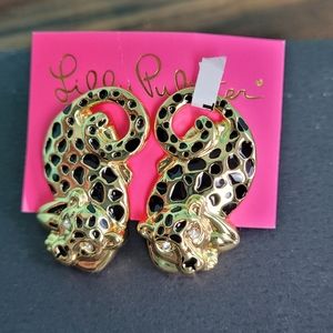 🌻SPRING SALE🌻 Lilly Pulitzer Leopard Cheetah Stud earrings